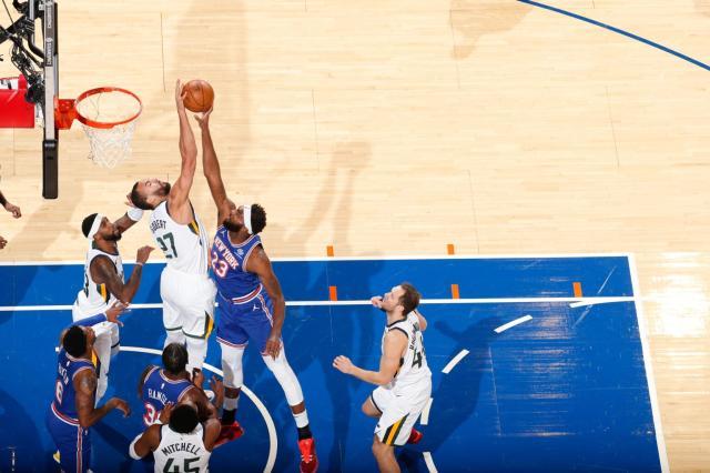 开云入口-戈贝尔：争冠是球队目标 和米切尔的事被媒体夸大